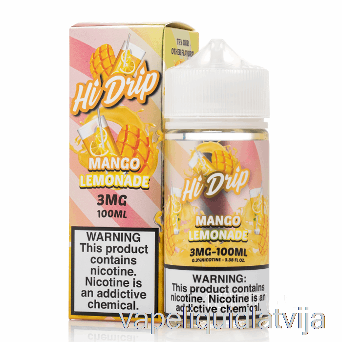 Mango Limonāde - Hi-drip E-šķidrumi - 100ml 3mg Vape šķidrums